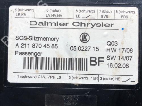 Electronic module MERCEDES-BENZ M-CLASS (W164) ML 420 CDI 4-matic (164.128) | BP39272697M83 - Image 5
