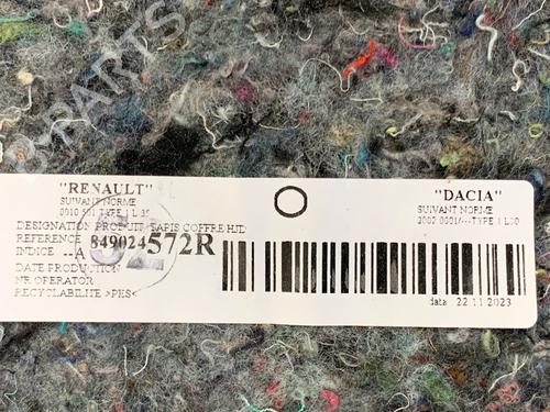 Bagasjeromsgulv DACIA DUSTER (HM_) 1.3 TCe 130 (HMMF) | BP39370052I33 - Image 3
