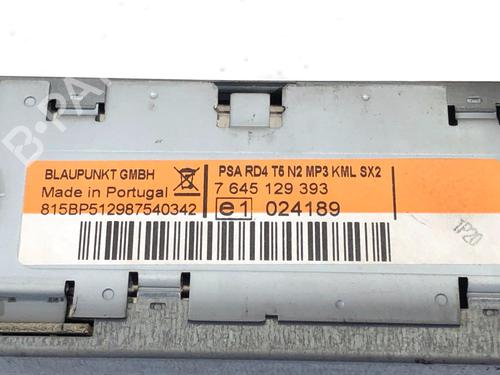 Radio CITROËN C8 (EA_, EB_) 2.0 HDi 135 | BP39296075E6 - Image 4