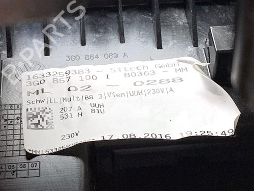 Mittelkonsole VW PASSAT B8 Variant (3G5, CB5) 2.0 TDI | BP39308393I22 - Image 9