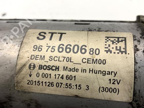 Starter PEUGEOT 2008 I (CU_) 1.6 BlueHDi | BP39496951M8 - Image 6