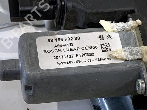 Front right window mechanism PEUGEOT 2008 I (CU_) 1.2 VTi | BP39353632C23 - Image 5