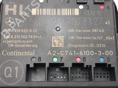 Electronic module MERCEDES-BENZ E-CLASS (W212) E 200 CDI / BlueTEC (212.005, 212.006) | BP39275551M83 - Image 3