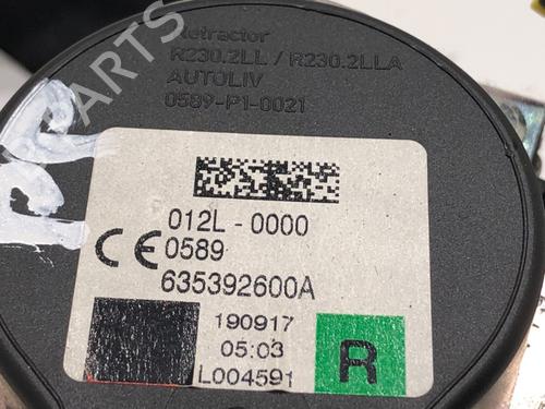 Front right seatbelt JAGUAR XF II (X260) 2.0 D | BP39304186I25 - Image 5