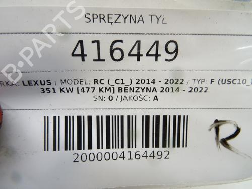Støddæmperfjeder LEXUS RC (_C1_) F (USC10_, USC10R) | BP39268900C152 - Image 3