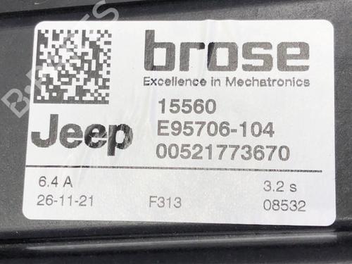 Rudehejsemekanisme venstre bagtil JEEP COMPASS (MP, M6, MV, M7) 1.3 | BP39280785C24 - Image 5