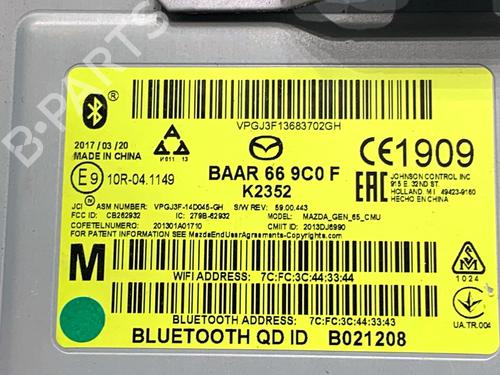 Bilradio MAZDA CX-3 (DK) 2.0 SKYACTIV-G (DK5W, DK6W) | BP39340706E6 - Image 6