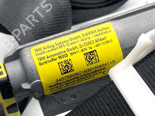 Front right seatbelt CITROËN C3 II (SC_) 1.2 THP 110 | BP39349388I25 - Image 5