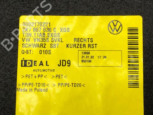 Boot lining VW CADDY V Box Body/MPV (SBA, SBH) 2.0 TDi | BP39970581I3 - Image 5