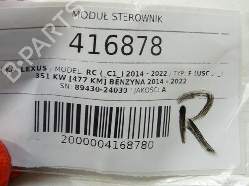 Electronic module LEXUS RC (_C1_) F (USC10_, USC10R) | BP39268909M83 - Image 4