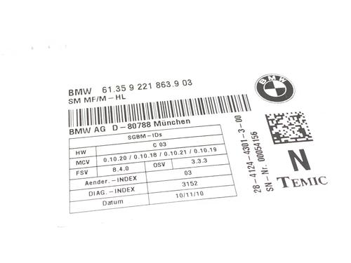 Electronic module BMW X5 (E70) xDrive 40 d | BP39375447M83 - Image 3