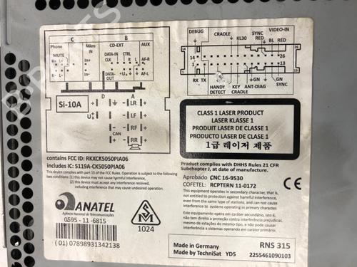 Radio VW PASSAT B7 (362) 2.0 TDI | BP39314366E6 - Image 6