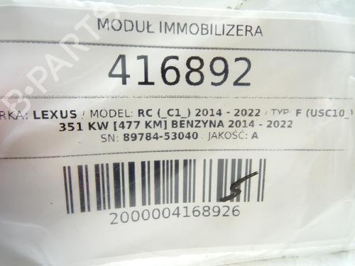 Módulo eletrónico LEXUS RC (_C1_) F (USC10_, USC10R) | BP39268918M83 - Image 4