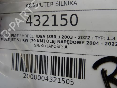Engine control unit (ECU) FIAT IDEA (350_) 1.3 D Multijet | BP39269159M57 - Image 4