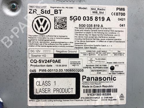 Electronic module VW GOLF VII Variant (BA5, BV5) 1.6 TDI | BP39315216M83 - Image 4