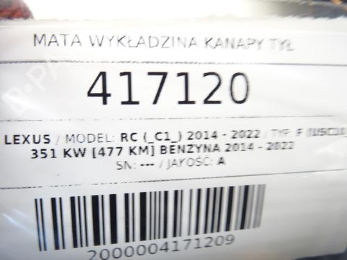 Sæde bagtil (2. række) LEXUS RC (_C1_) F (USC10_, USC10R) | BP39268929I23 - Image 3