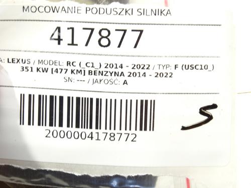 Engine mount LEXUS RC (_C1_) F (USC10_, USC10R) | BP39268955M89 - Image 4
