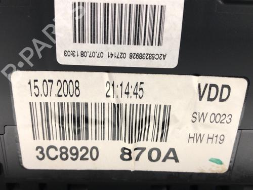 Instrument cluster VW PASSAT CC B6 (357) 2.0 TDI | BP39272952C47 - Image 4