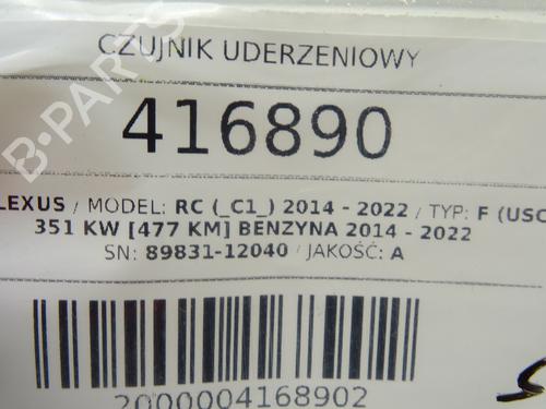 Electronic sensor LEXUS RC (_C1_) F (USC10_, USC10R) | BP39268916M84  - Image 6