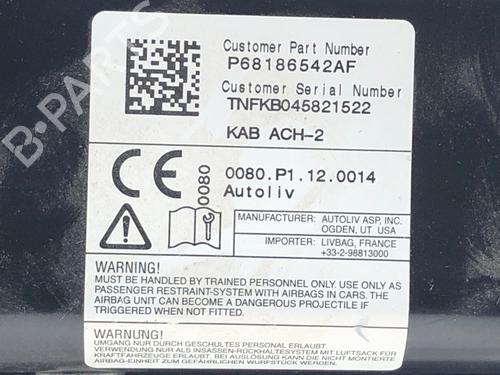 Knæ Airbag CHRYSLER PACIFICA (RU) 3.6 Hybrid | BP39358369C50 - Image 3