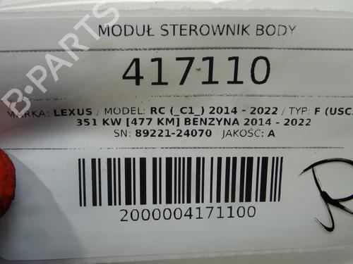 Electronic module LEXUS RC (_C1_) F (USC10_, USC10R) | BP39268926M83 - Image 6
