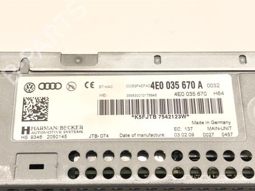 Electronic module AUDI A8 D3 (4E2, 4E8) 4.2 TDI quattro | BP39284521M83 - Image 4