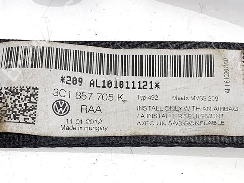 Front left seatbelt VW CC B7 (358) 2.0 TFSI | BP39305471I26 - Image 4