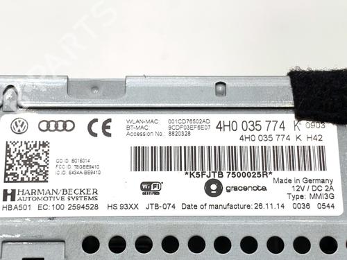 Electronic module AUDI A8 D4 (4H2, 4H8, 4HC, 4HL) 6.3 W12 quattro | BP39334423M83 - Image 5
