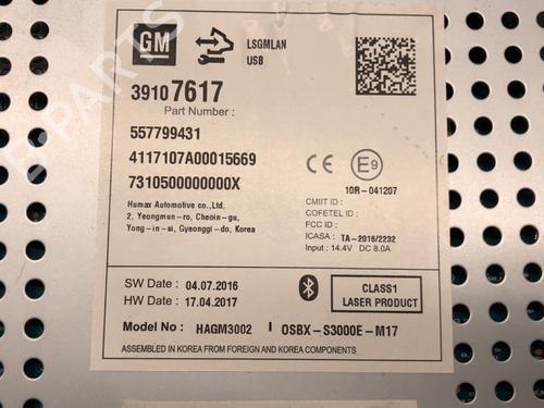 Radio OPEL ASTRA J Saloon 1.4 LPG (69) | BP39270536E6 - Image 5