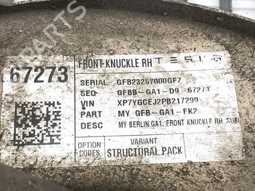 Right front steering knuckle TESLA MODEL Y (5YJY) EV | BP39336290M26 - Image 5