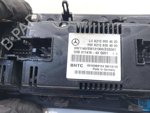 Climate control MERCEDES-BENZ E-CLASS (W212) E 200 NGT (212.035) | BP39338449I5 - Image 5