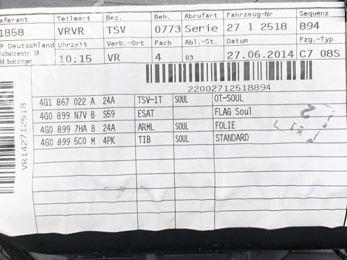 Front right panel AUDI A6 C7 Avant (4G5, 4GD) 2.0 TDI | BP39345648C59 - Image 6