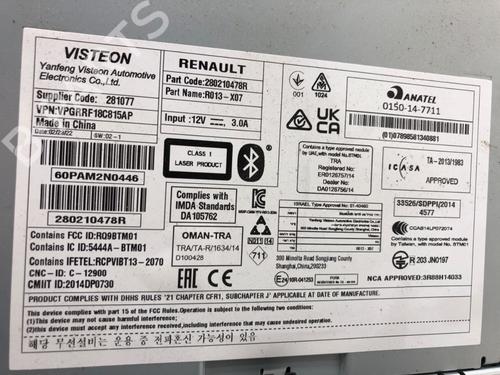 Bilradio DACIA DUSTER (HM_) 1.5 dCi 115 (HMAD) | BP39316009E6 - Image 5