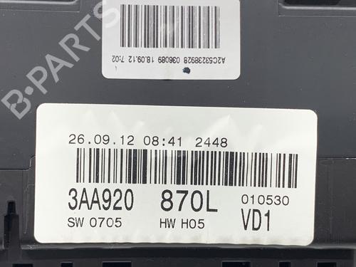 Instrument cluster VW PASSAT B7 Variant (365) 1.8 TSI | BP39299465C47 - Image 5