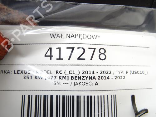 Driveshaft LEXUS RC (_C1_) F (USC10_, USC10R) | BP39268933M37 - Image 6