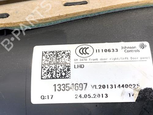 Front left panel OPEL ZAFIRA TOURER C (P12) 2.0 CDTi (75) | BP39328459C58  - Image 5