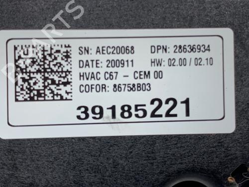 Climate control OPEL CORSA F (P2JO) 1.2 (68) | BP39289936I5  - Image 5
