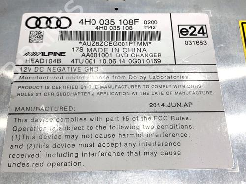 Electronic module AUDI A8 D4 (4H2, 4H8, 4HC, 4HL) 6.3 W12 quattro | BP39334293M83 - Image 6