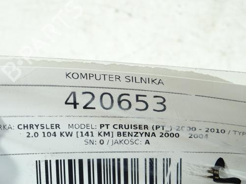 Engine control unit (ECU) CHRYSLER PT CRUISER (PT_) 2.0 | BP39268979M57 - Image 5
