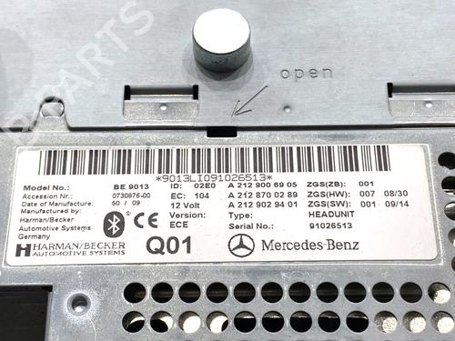 Radio MERCEDES-BENZ E-CLASS (W212) E 350 CDI (212.025) | BP39340737E6 - Image 9