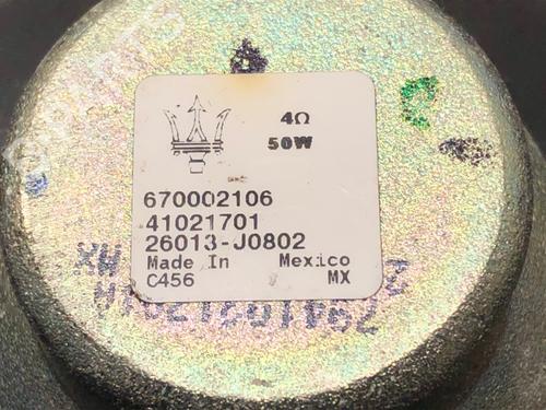 Speaker MASERATI QUATTROPORTE VI 3.0 S Q4 | BP39269913E2  - Image 5