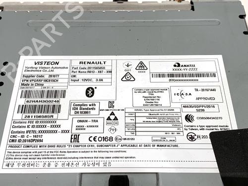 Radio RENAULT CAPTUR I (J5_, H5_) 0.9 TCe 90 | BP39303374E6 - Image 6
