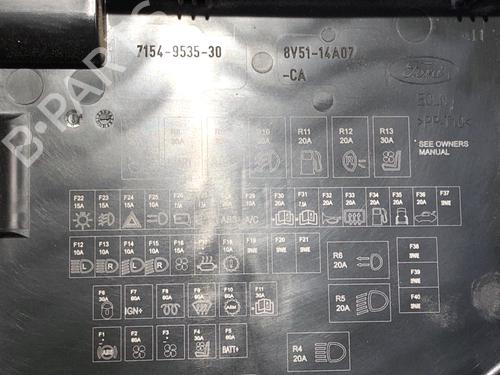 Fuse box FORD FIESTA VI (CB1, CCN) 1.4 TDCi | BP39295604E1 - Image 6