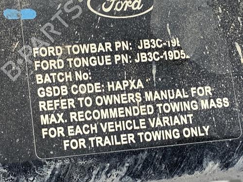 Trækkugle/Mekanisme FORD RANGER (TKE) 2.0 EcoBlue 4x4 | BP39350573C141 - Image 6