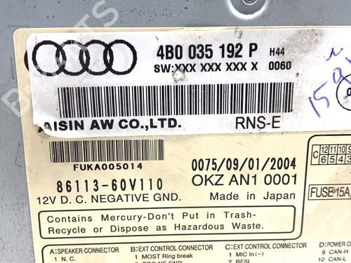 Radio AUDI A4 B6 (8E2) 1.9 TDI | BP39303641E6 - Image 5