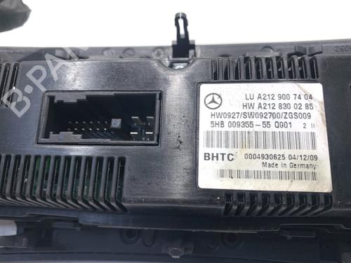 Climate control MERCEDES-BENZ E-CLASS (W212) E 350 CDI (212.025) | BP39340745I5 - Image 6
