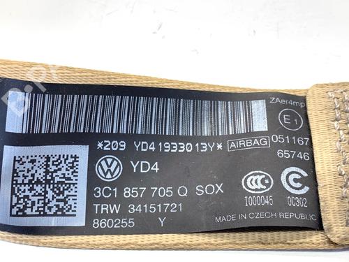 Front left seatbelt VW PASSAT B7 (362) 2.0 TDI | BP39324892I26 - Image 5