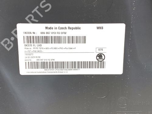 Venstre frontpanel SKODA SCALA (NW1) 1.0 TSI | BP39338692C58 - Image 5