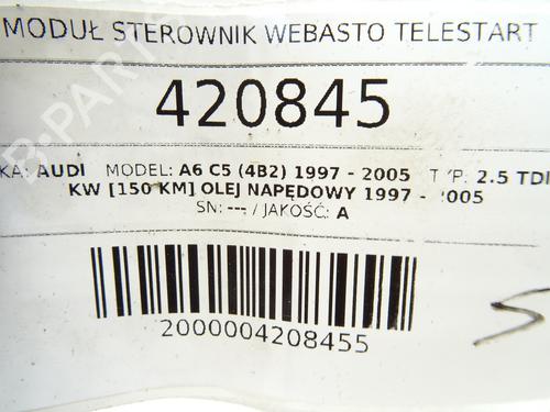 Electronic module AUDI A6 C5 (4B2, 4B4) 2.5 TDI | BP39268983M83 - Image 4