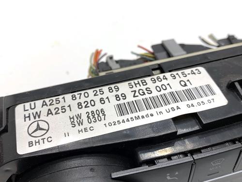 Climate control MERCEDES-BENZ GL-CLASS (X164) GL 320 CDI 4-matic (164.822) | BP39336494I5 - Image 4